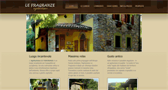 Desktop Screenshot of lefragranze.it